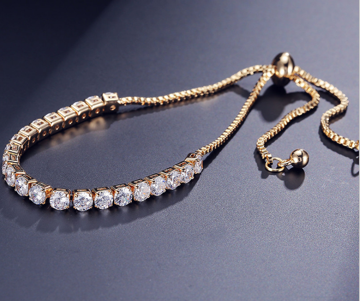 Haylie Tennis Lace Bracelet