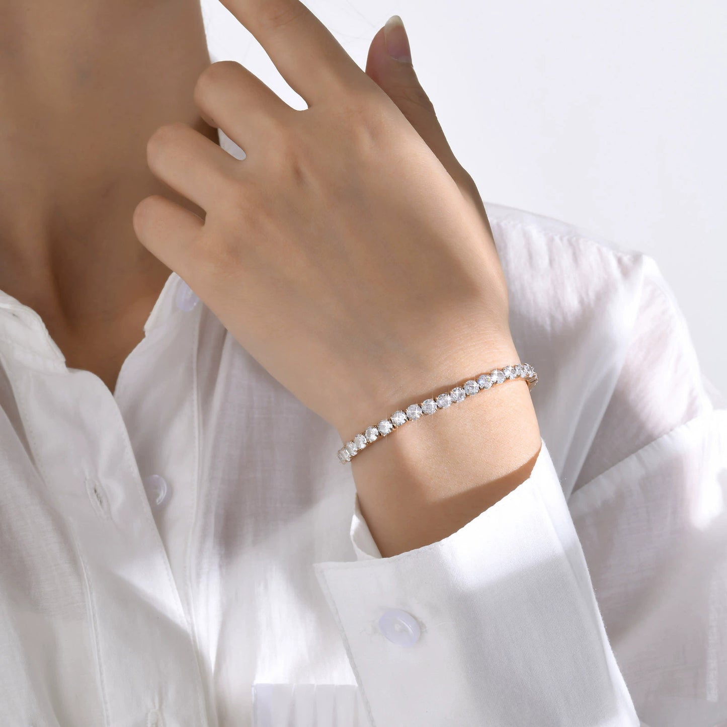 Elode Tennis Bracelet